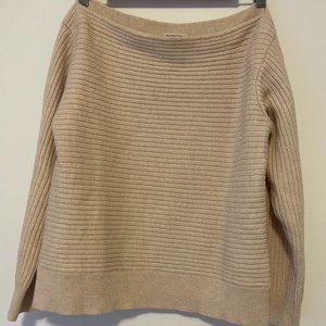 Pink Aritzia Babaton boat neck sweater